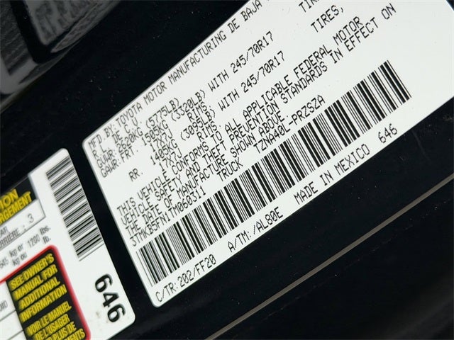 2026 Toyota Tacoma SR5