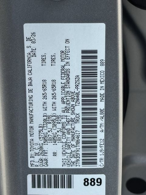 2026 Toyota Tacoma TRD Sport