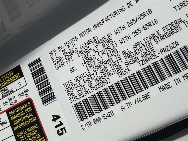 2026 Toyota Tacoma TRD Off-Road