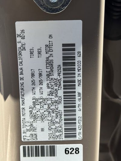 2026 Toyota Tacoma TRD Off-Road