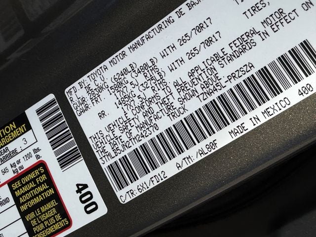 2026 Toyota Tacoma TRD Off-Road