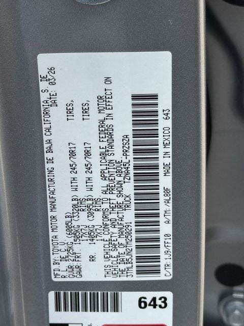 2026 Toyota Tacoma SR5