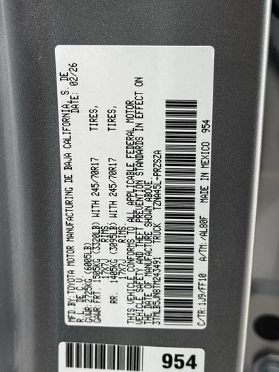 2026 Toyota Tacoma SR5