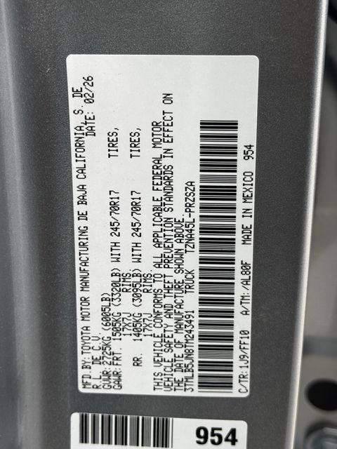 2026 Toyota Tacoma SR5