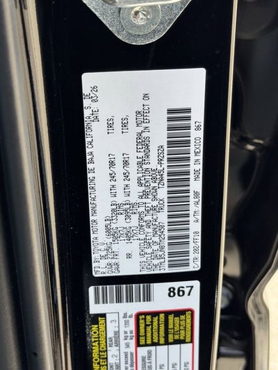 2026 Toyota Tacoma SR5