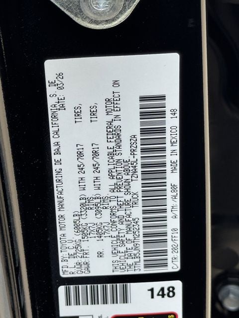2026 Toyota Tacoma SR5