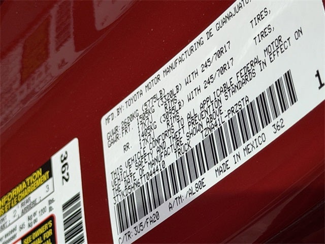 2026 Toyota Tacoma SR