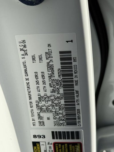 2026 Toyota Tacoma Limited