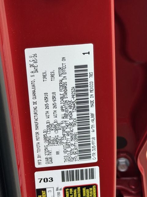 2026 Toyota Tacoma SR5