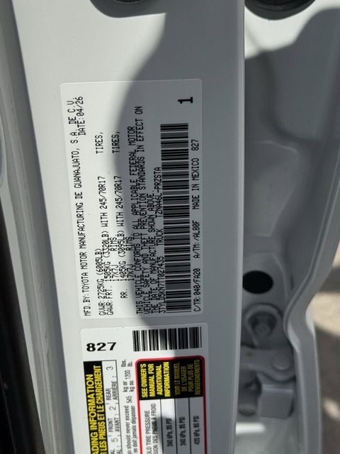 2026 Toyota Tacoma SR