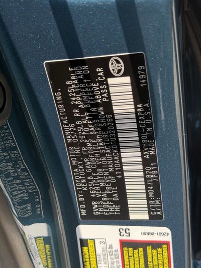 2026 Toyota Camry XSE