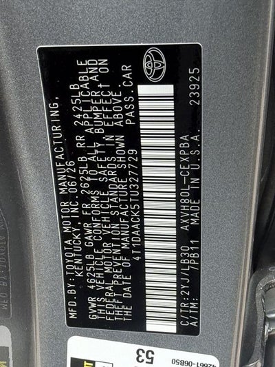2026 Toyota Camry XSE