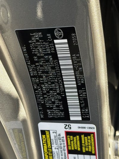 2026 Toyota Camry SE