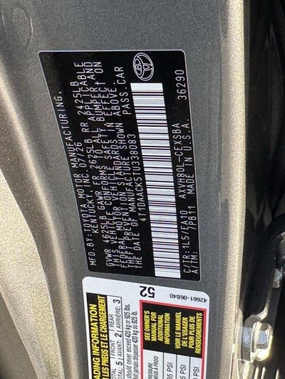 2026 Toyota Camry SE