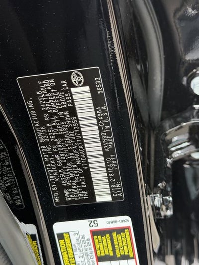 2026 Toyota Camry SE