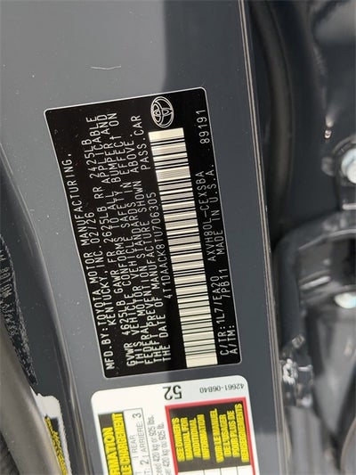 2026 Toyota Camry SE