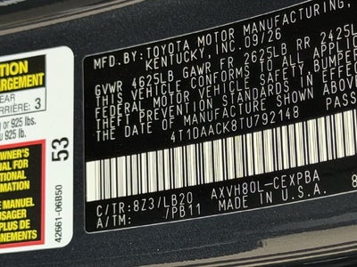 2026 Toyota Camry XSE