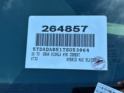 2026 Toyota Grand Highlander Hybrid Hybrid MAX Platinum