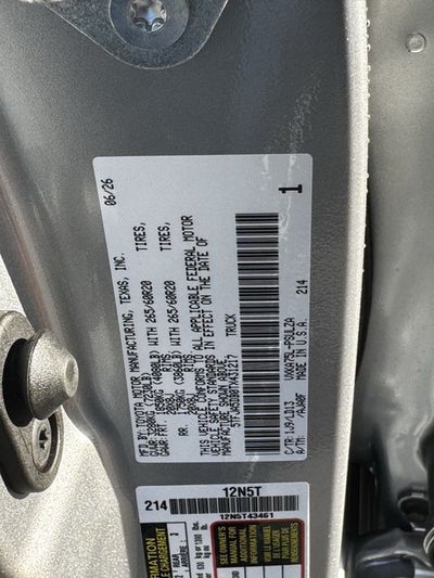 2026 Toyota Tundra Limited