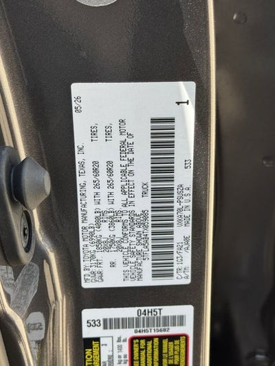 2026 Toyota Tundra SR5