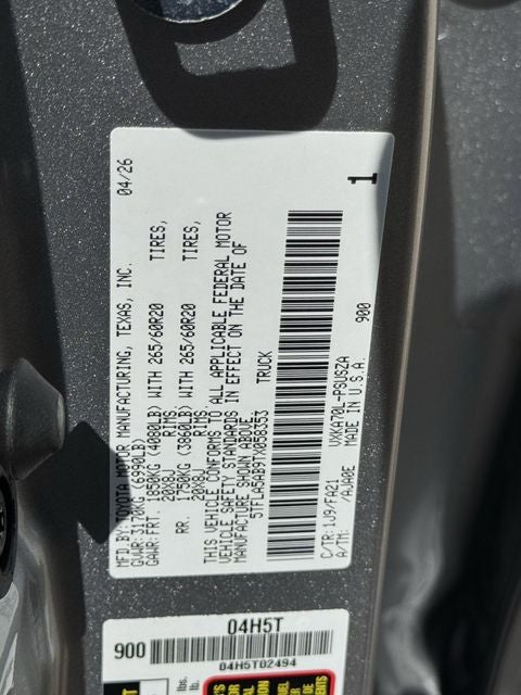 2026 Toyota Tundra SR5
