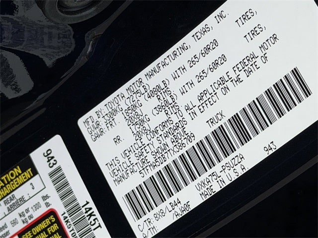 2026 Toyota Tundra 1794 Edition