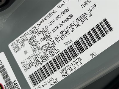 2026 Toyota Tundra Platinum