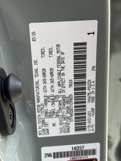 2026 Toyota Tundra Platinum