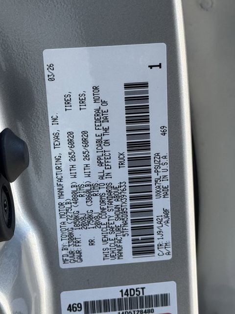 2026 Toyota Tundra Platinum