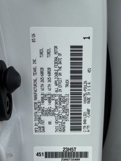 2026 Toyota Tundra i-FORCE MAX Limited i-FORCE MAX