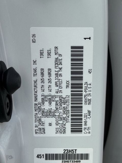 2026 Toyota Tundra i-FORCE MAX Limited i-FORCE MAX