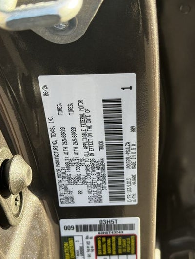 2026 Toyota Tundra Limited