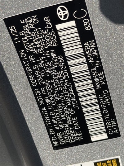 2026 Toyota Prius LE