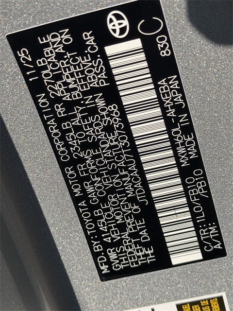 2026 Toyota Prius LE