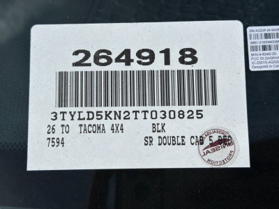 2026 Toyota Tacoma SR