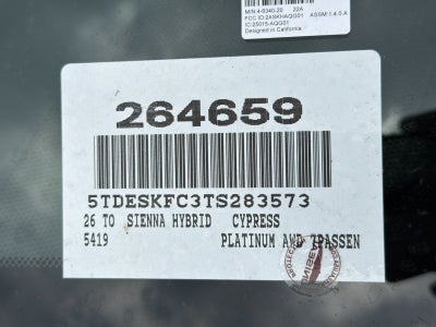 2026 Toyota Sienna Platinum