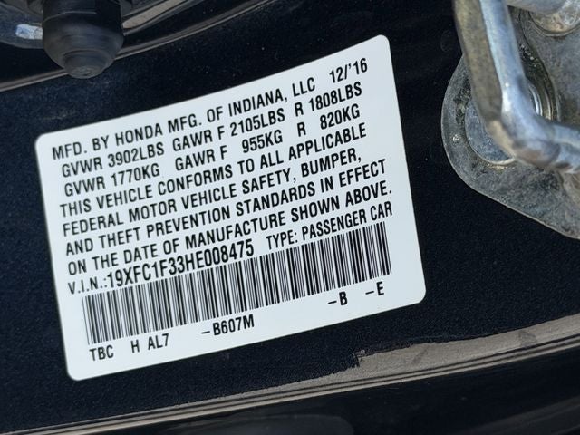 2017 Honda Civic EX-T