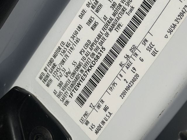 2019 Ford F-150 XLT