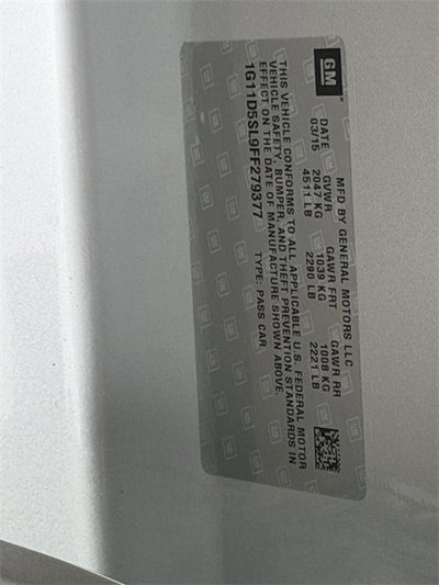 2015 Chevrolet Malibu LT 2LT