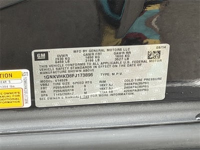 2015 Chevrolet Traverse 2LT 2LT