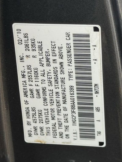 2010 Honda Accord EX-L 3.5