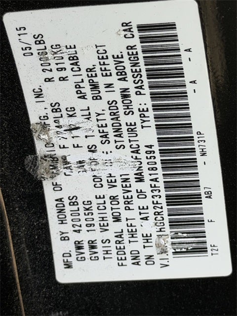 2015 Honda Accord LX