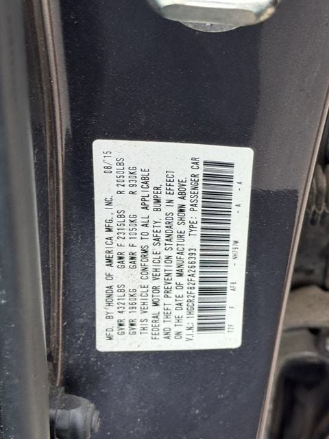 2015 Honda Accord EX-L