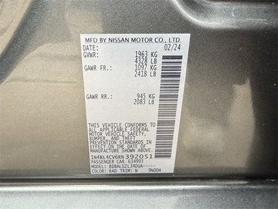 2024 Nissan Altima 2.5 SR