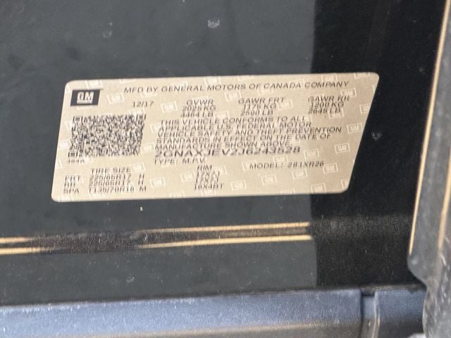 2018 Chevrolet Equinox LT