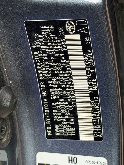 2016 Toyota Corolla S Plus