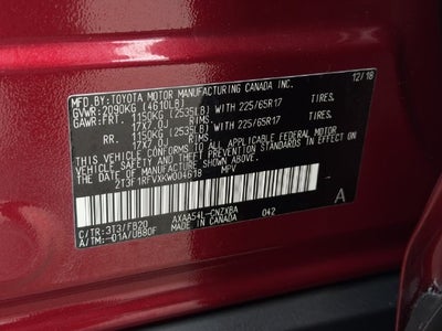 2019 Toyota RAV4 LE