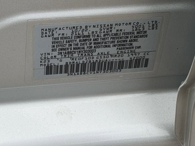 2022 Nissan Sentra SV