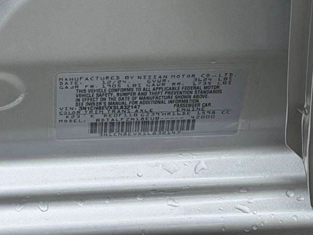 2025 Nissan Versa 1.6 SV