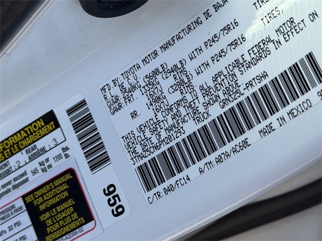 2023 Toyota Tacoma SR5 V6